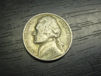 фото, 5 центів 1957 D США