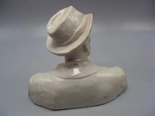 Фигура фарфор статуэтка Артель бюст агроном Иван Мичурин в шляпе высота 13 см, длина 15 см №14018 З аукціону