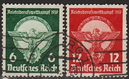 фото, 1939 - Рейх - Професійний конкурс Mi.689-90 _10,0 € _гаш