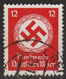 фото, 1934 - Рейх - Службова 12 Mi.138 _гаш _2,0 €