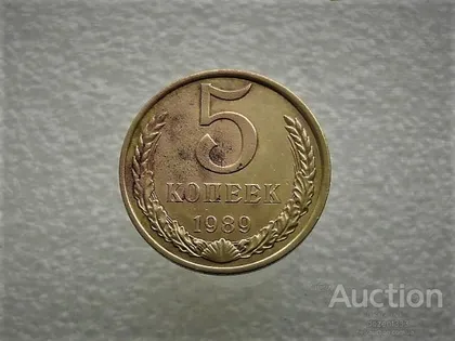 фото, 5 копійок 1989 рік СССР (607)