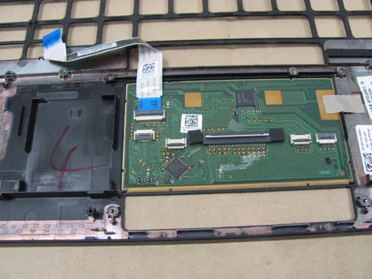 592-5  Кришка панель палмрест тачпад 0XFY7W для Dell Latitude E7470  оригінал Торговий майданчик