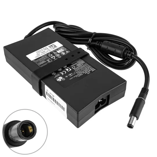 Купити Оригінальний блок живлення для ноутбука DELL 19.5V, 7.7A, 150W, 7.4*5.0-PIN, Black, SLIM RECTANGULAR