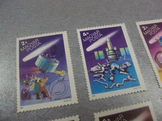 Купити марки венгрия космос покорение космоса 1986 астрономия негаш лот 6 шт №12