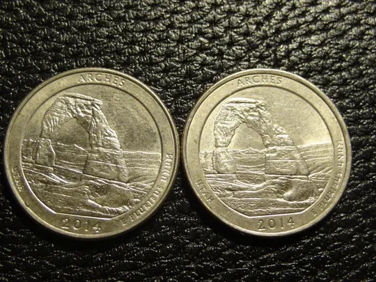 25 центів 2014 США Арки (два різновиди) Ціна