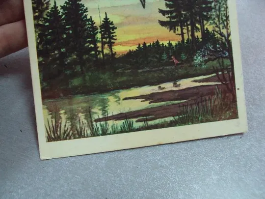 открытка гуси-лебеди васнецов 1958 №12331 Продаж