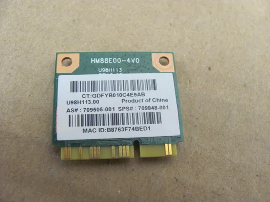 Купити 439-14 WI-FI адаптер U98H113.00 709848-001 для   HP Pavilion  15 E  15-E   Envy 15-J000, Pavilion 15-F, 15-N, 17-F оригінал