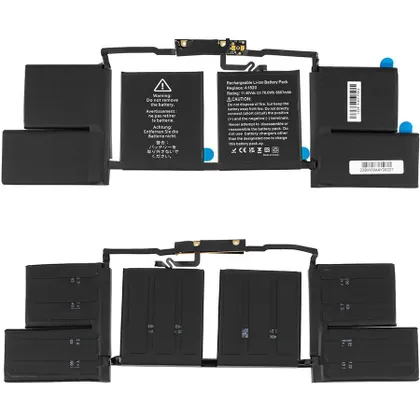 фото, Батарея для ноутбука Apple A1820 (A1707 MacBook Pro 15" 2016-2017) 11.4V 6667mAh 76Wh Black