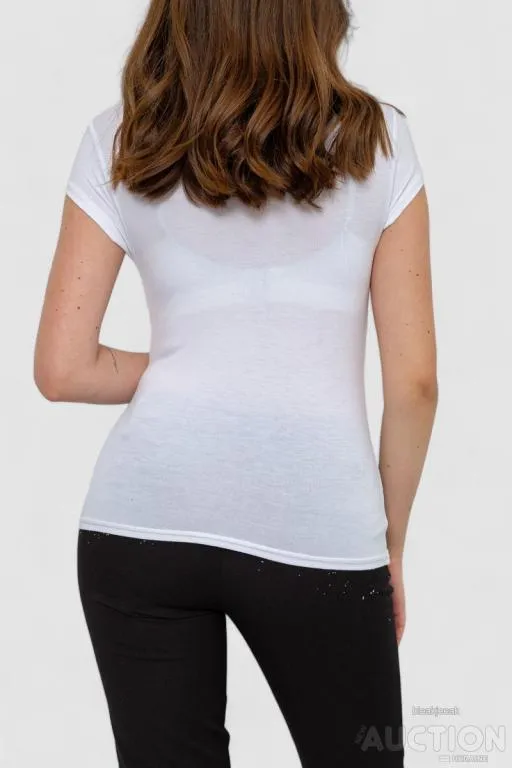 Футболка женская, цвет белый, 186R606 Продаж