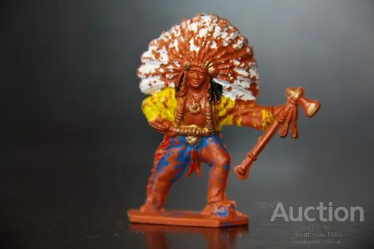 вождь индеец с томагавком 50-54мм LONE STAR Англия Ціна