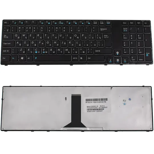 Клавіатура для ноутбука ASUS (K93, K95) rus, black Ціна