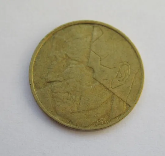 Купити 5 ФРАНКОВ = 1986 г. = БЕЛЬГИЯ - BELGIE #