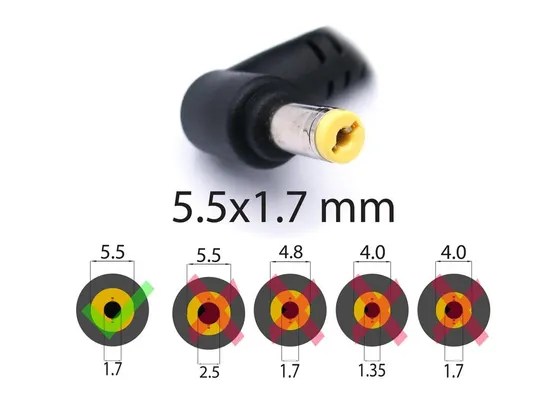 Купити Блок питания для Acer eMachines 250, 350, 355, 528, D440, D442, D443, D520 (19V 3.42A 65W (5.5*1.7)