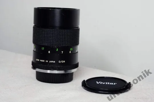 Об'єктив портретник Olympus OM Vivitar 135mm/2,8 Auto Telephoto Ф55мм Japan Вживане Продаж