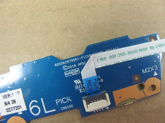 877-8 плата кнопки тачпаду 6050A2979901   для HP 17-BY 17-CA 17-CS 17-CR 17T-BY 17Z-CA SILVER  оригінал Продаж