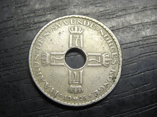 1 крона 1925 Норвегія Ціна