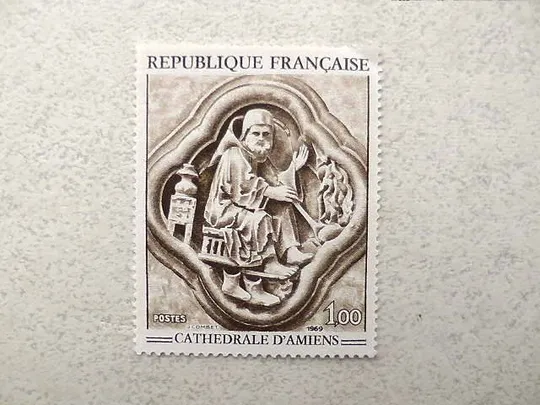 Поштова марка Франція 1969 рік ** Ціна