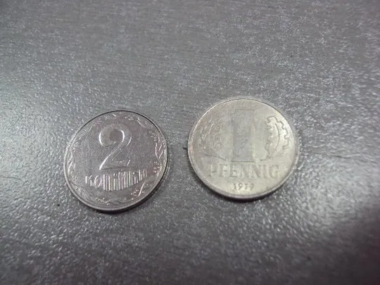 монета германия 1 пфенниг 1979 №9114 Ціна
