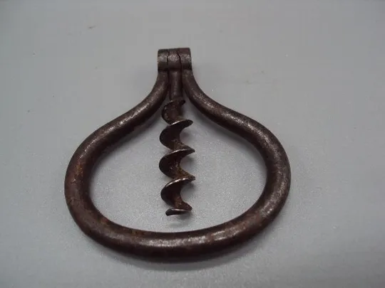 Штопор пробочник складной клеймо K &amp; M металл винтаж 6 х 5,7 см №13549 Де купити