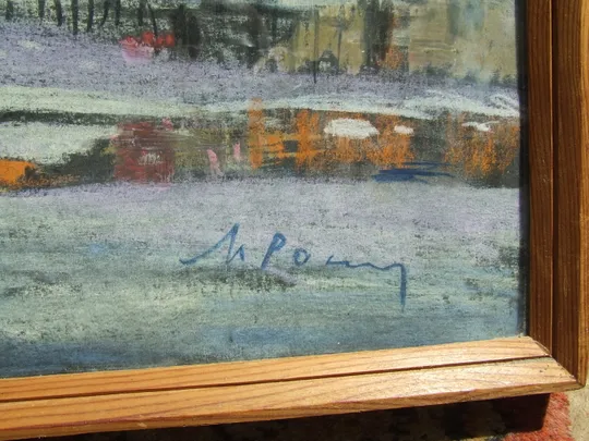 Купити Зас.худ.укр. Роскин Н. раз. 50 х 35 см. картон смешаная техника 1991 гг. Закарпатская школа.