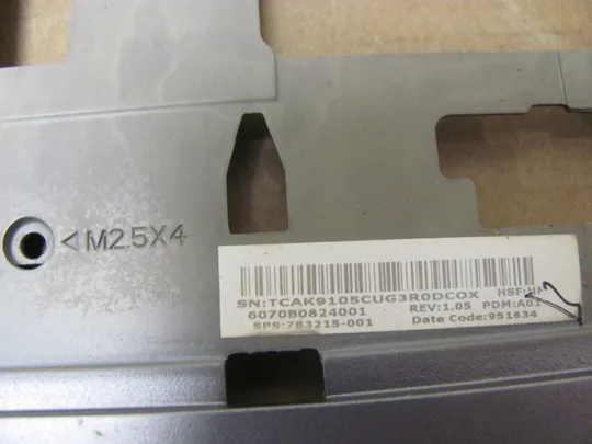 номер0930-4 кришка панель корпус топкейс палмрест  6070B0824001 783215-001 для HP Elitebook 820 G1 оригінал в Україні