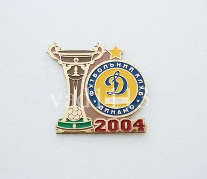 фото, Футбол значок - Чемпион Украины 2004 года Динамо Киев