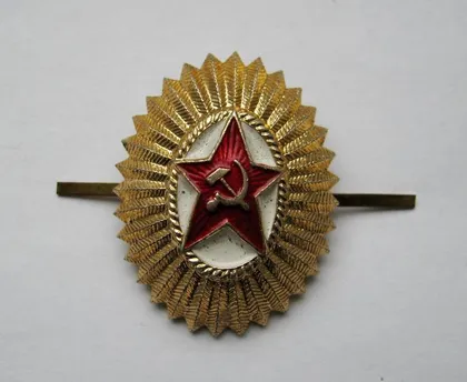 фото, Кокарда офіцерська - офицерская = Радянська армія - Советская армия