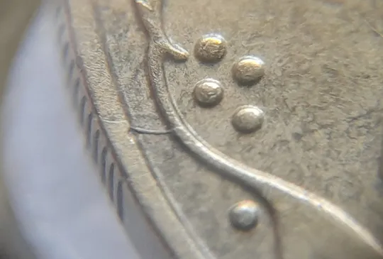 (1511) 50 копійок 2007 два розколи на реверсі (50 копеек 2007 брак раскол трещина) Продаж