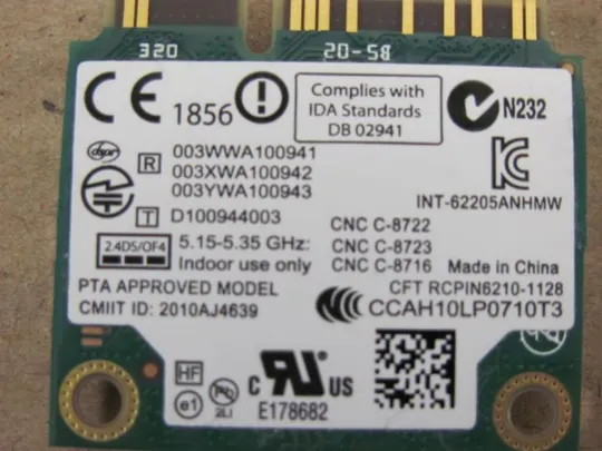 Купити №223-26 WI-FI адаптер 62205ANHMW для Fujitsu U772 оригінал