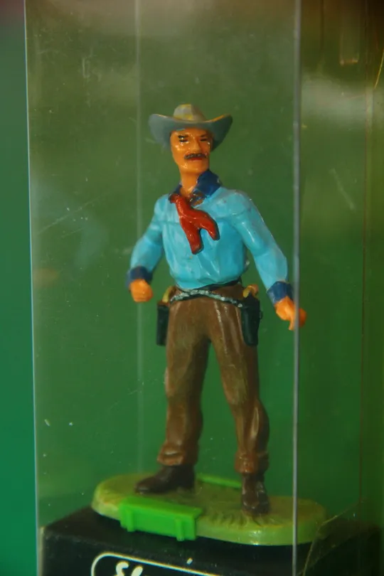 ковбой трапер № 54954 ELASTOLIN PREISER 70мм ФРН в упаковці З аукціону