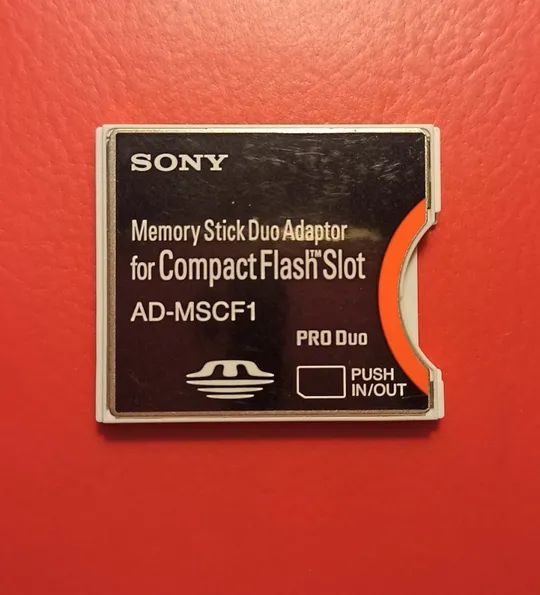Купити Адаптер SONY AD-MSCF1 для карты памяти Duo к CF, MS для SLR камеры