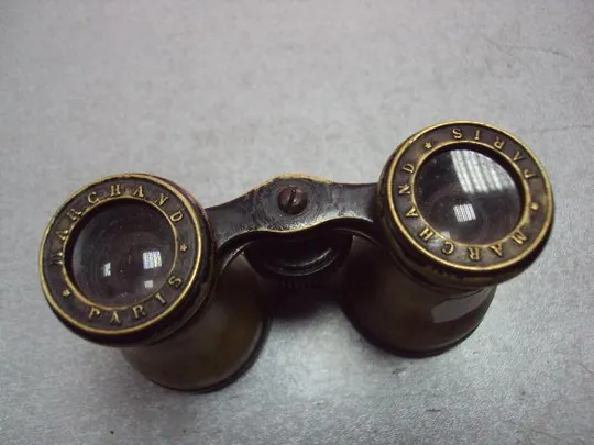 Бинокль Marchand Paris Маршан Париж Франция размер 10,5 х 6,7 см, диаметр 3,9 см (№57) Продаж