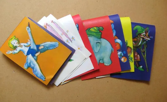 НОВОРІЧНІ ПРАПОРЦІ НА ЯЛИНКУ - НОВОГОДНИЕ ЕЛОЧНЫЕ ФЛАЖКИ НА ЁЛКУ = СРСР - СССР = 14 шт. З аукціону