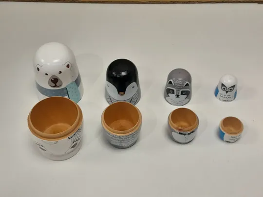 Набір матрьошок тварини (5) Ціна