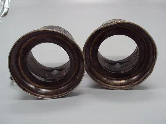 Подстаканники пара мнц Киев подстаканник высота 7,6 см, диаметр 6,9 см лот 2 шт №11768 Де купити