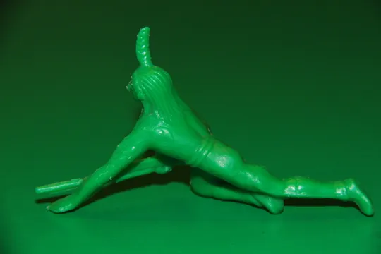 ІНДІАНЕЦЬ ЩО КРАДЕТЬСЯ З РУШНИЦЕЮ индеец TIM-MEE 65-70мм ОРИГІНАЛ США-ФРГ Продаж