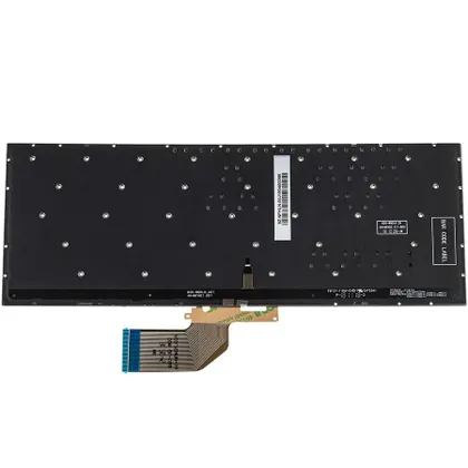 фото, Клавіатура для ноутбука ASUS (X330 series) rus, silver, без кадру