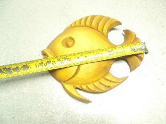 Скульптура дерево рыбка №608 Продаж