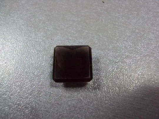 Камень Раухтопаз дымчатый кварц квадрат для ювелирных изделий вес 1,99 г размер 7х19х19 мм №13278 Ціна