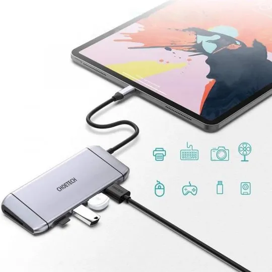 Купити Концентратор Choetech HUB-M15 9 in 1 USB-C Multiport Adapter