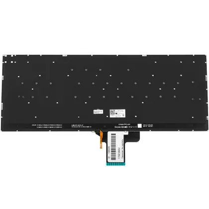 фото, Клавіатура для ноутбука ASUS (X3400, X7400 series), rus, black, без кадру, підсвічування клавіш (Red Esc)