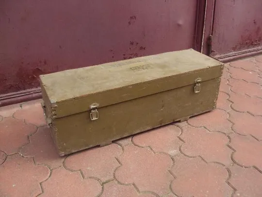 Коробка МТ 17 - 50 ящик 1972 год 72 х 22 см, высота 22,5 см №3260 Ціна