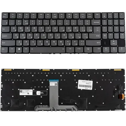 фото, Клавіатура для ноутбука LENOVO (Legion Y740-17IRH), рос, чорна, без фрейма, підсвітка клавіш (RGB 4)