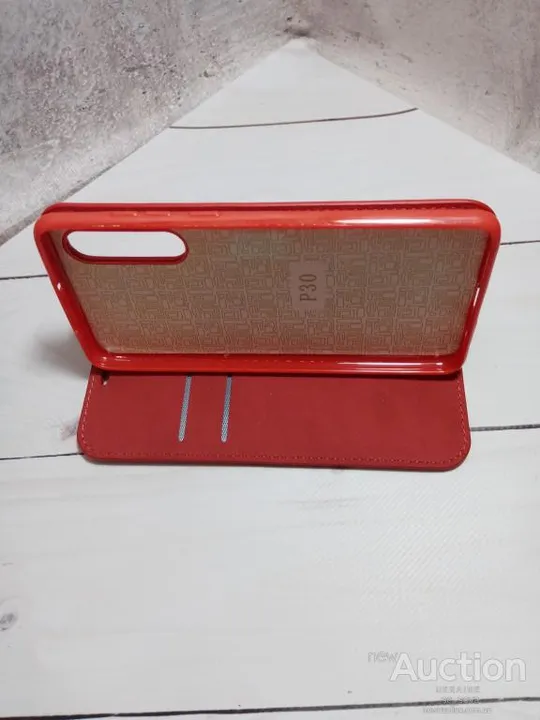 Чохол-книжка Leather Folio (high copy) для Huawei P30  червоний Продаж