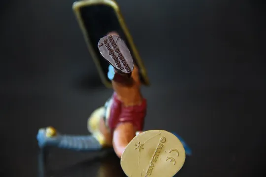 гладиатор 70-75мм BULLY BULLYLAND ФРГ МЯГКАЯ резина Де купити