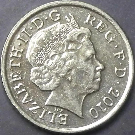 Купити 5 пенсів 2010 Британія щит