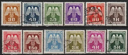 фото, 1943 - Рейх - Богемія - Службові Мі.13-24 _гаш _6,0 €