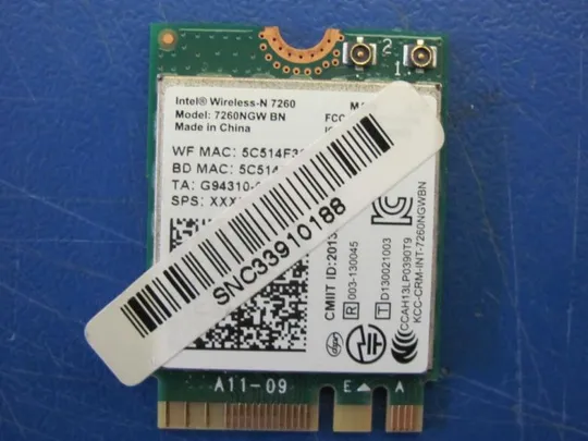 номер0127-6 WI-FI адаптер модуль  7260NGW BN для MEDION AKOYA S6212T оригінал З аукціону