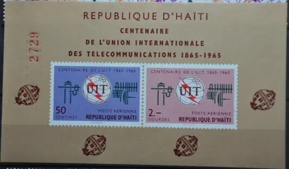 фото, Гаити Космос Телекоммуникации UIT 1965