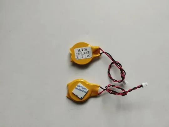Батарейка BIOS CR2032 2 pin 2 пин 3v в для ноутбука биос с скотчем З аукціону